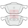 Apec Brake Pads Set PAD1821 thumbnail