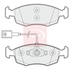 Apec Brake Pads Set PAD1845 thumbnail