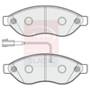 Apec Brake Pads Set PAD1858B thumbnail
