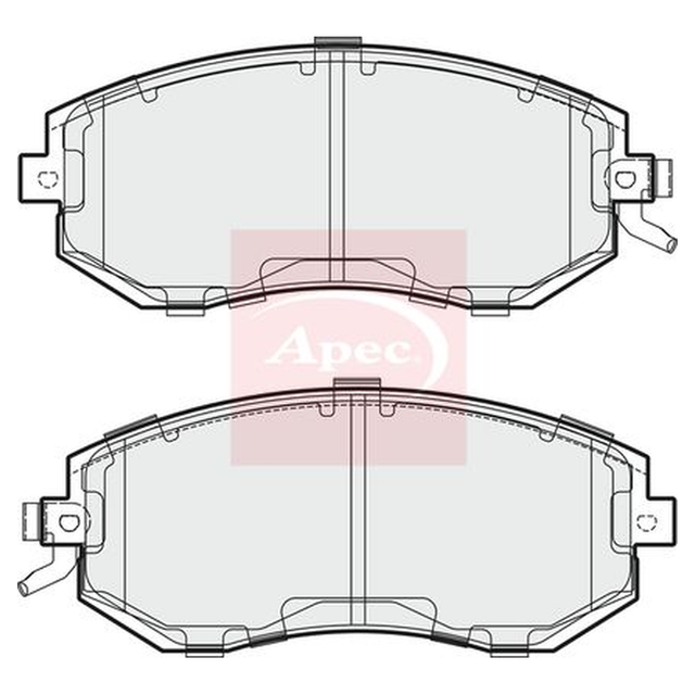 Apec Brake Pads Set PAD1868 - image 2