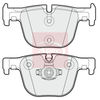 Apec Brake Pads Set PAD1884 thumbnail