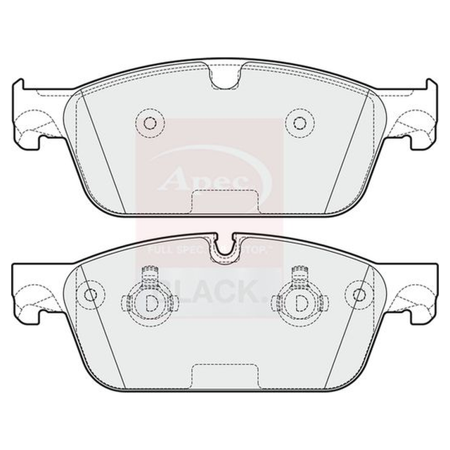 Apec Brake Pads Set PAD1928B - image 2