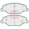 Apec Brake Pads Set PAD1958 thumbnail