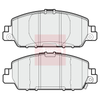 Apec Brake Pads Set PAD1962 thumbnail