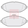 Apec Brake Pads Set PAD2055 thumbnail
