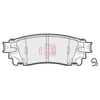 Apec Brake Pads Set PAD2066 thumbnail