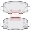 Apec Brake Pads Set PAD2069 thumbnail