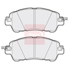 Apec Brake Pads Set PAD2082 thumbnail