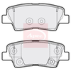 Apec Brake Pads Set PAD2096 thumbnail
