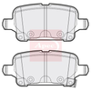 Apec Brake Pads Set PAD2126 thumbnail