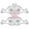 Apec Brake Pads Set PAD2187 thumbnail