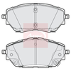 Apec Brake Pads Set PAD2197 thumbnail