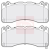 Apec Brake Pads Set PAD2221 thumbnail