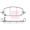 Apec Brake Pads Set PAD2383 thumbnail