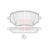 Apec Brake Pads Set PAD2487 thumbnail