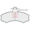 Apec Brake Pads Set PAD384 thumbnail