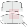 Apec Brake Pads Set PAD499 thumbnail