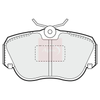 Apec Brake Pads Set PAD608 thumbnail
