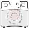 Apec Brake Pads Set PAD682 thumbnail