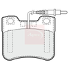 Apec Brake Pads Set PAD715 thumbnail