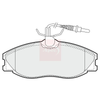 Apec Brake Pads Set PAD902 thumbnail