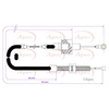 Apec Clutch Cable CAB5025 thumbnail
