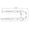 Apec Handbrake Cable CAB1005 thumbnail