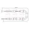 Apec Handbrake Cable CAB1007 thumbnail