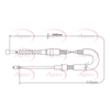 Apec Handbrake Cable CAB1014 thumbnail