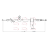 Apec Handbrake Cable CAB1031 thumbnail