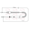 Apec Handbrake Cable CAB1042 thumbnail