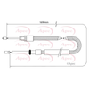 Apec Handbrake Cable CAB1044 thumbnail