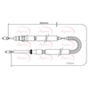 Apec Handbrake Cable CAB1046 thumbnail