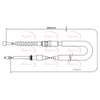 Apec Handbrake Cable CAB1047 thumbnail