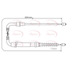 Apec Handbrake Cable CAB1049 thumbnail