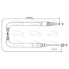 Apec Handbrake Cable CAB1050 thumbnail