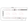 Apec Handbrake Cable CAB1055 thumbnail