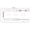 Apec Handbrake Cable CAB1056 thumbnail