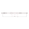 Apec Handbrake Cable CAB1067 thumbnail