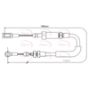 Apec Handbrake Cable CAB1068 thumbnail