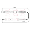 Apec Handbrake Cable CAB1069 thumbnail