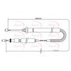 Apec Handbrake Cable CAB1081 thumbnail
