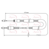 Apec Handbrake Cable CAB1082 thumbnail