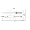 Apec Handbrake Cable CAB1087 thumbnail