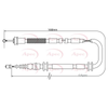 Apec Handbrake Cable CAB1096 thumbnail