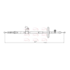 Apec Handbrake Cable CAB1099 thumbnail
