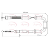 Apec Handbrake Cable CAB1103 thumbnail
