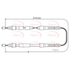 Apec Handbrake Cable CAB1106 thumbnail