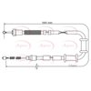 Apec Handbrake Cable CAB1108 thumbnail