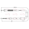 Apec Handbrake Cable CAB1109 thumbnail